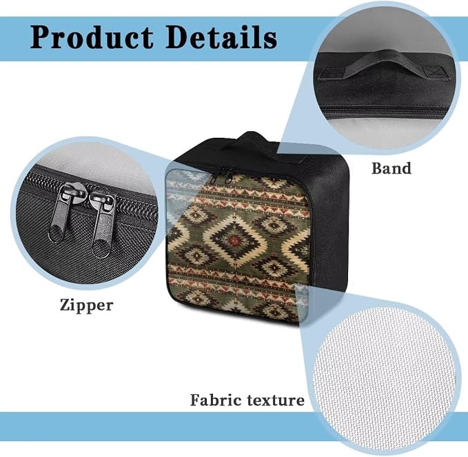 First Aid Kit Bag Pet Paw Cute Dog Print Empty Medic Bag for Pet Friendly Households and Outdoor Adventures Featuring Wear Resistant Material Breathable Tribal