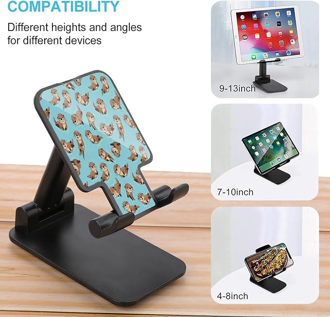 Collapsible Cartoon Otter Desktop Phone Holder