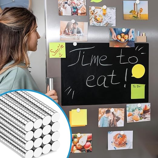BEST CHOICE MAGNETS 500 Pack Small Magnets, 5x2mm Refrigerator Magnets | Rare Earth Magnets 0.2x0.08 Inch Neodymium Magnets for Crafts, Whiteboard, Kitchen Cabinet