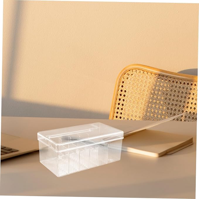 NUOBESTY Multi-compartment Cable Storage Box Cord Organizer for Efficient Pet Material for Chargers and Accessories