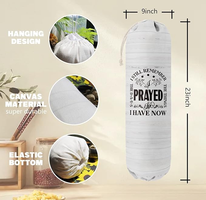 Funny Grocery Bags Holder Organizer, Wall Mount Plastic Bags Storage Container Dispenser, Gift For Family And Friends