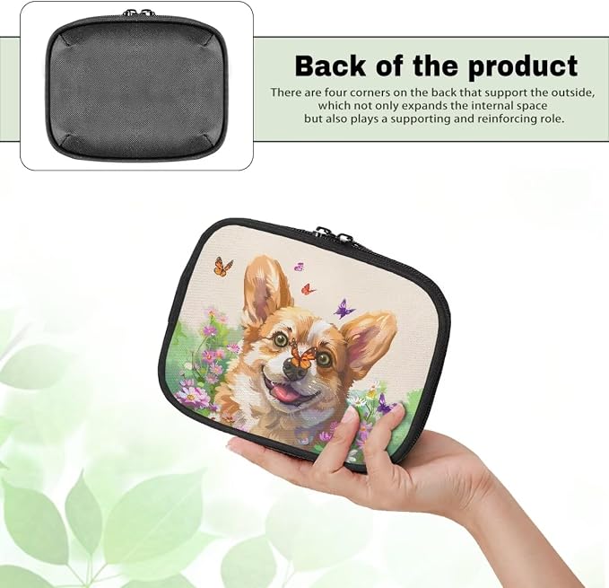 Cute Pet First Aid Kit Bag Empty First Aid Kit Pouch for Emergency at Home,Office,Car,Travel Size Pet First Aid Kit for Dog Hiking Camping