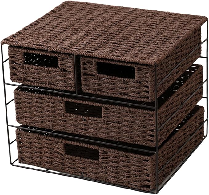 Paper Storage Box Sundries Storage Bin Drawer Type Household Snack Container Pet