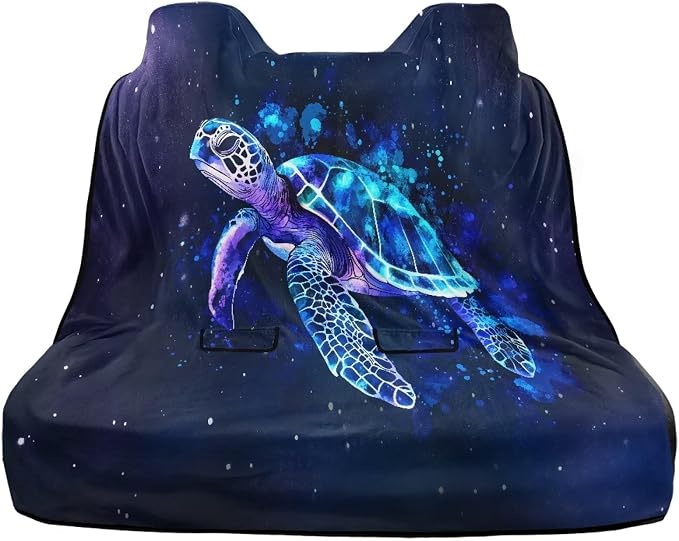 Renewold Car Back Seat Towel Cover After Gym Running Surfing Rear Bench Protective Dog Car Seat Cover Cushion Mat Fit Most Vehicles Bus Train Sea Turtle Camping Blanket Pads