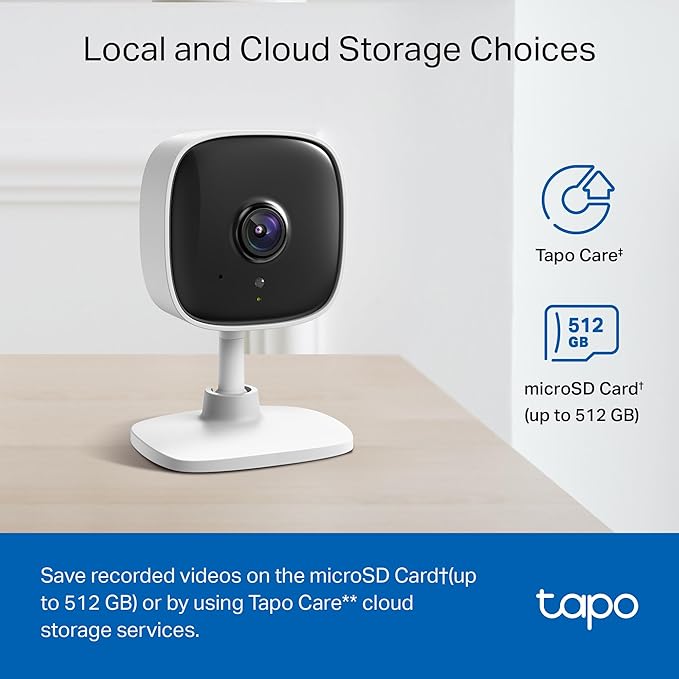 Tapo 1080P Indoor Security Camera, Baby Monitor, Dog Camera, C100(4-Pack)