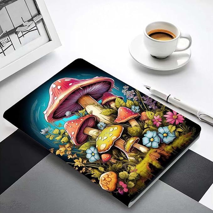 for Samsung Galaxy Tab S9 11" 2023(SM-X710/X716B/X718U) Tablet Case,Premium Leather Folio Stand Auto Wake/Sleep,Multiple Viewing Stand,Mushroom