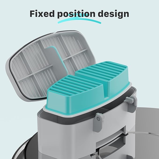 FOFNON Cat Water Fountain Filters: 12 Cat Fountain Replacement Filter for FOFNON Pet Water Fountain - 3 Months Set of Pet Fountains Filter - Including 6 Pieces Filters + 6 Pieces Sponges