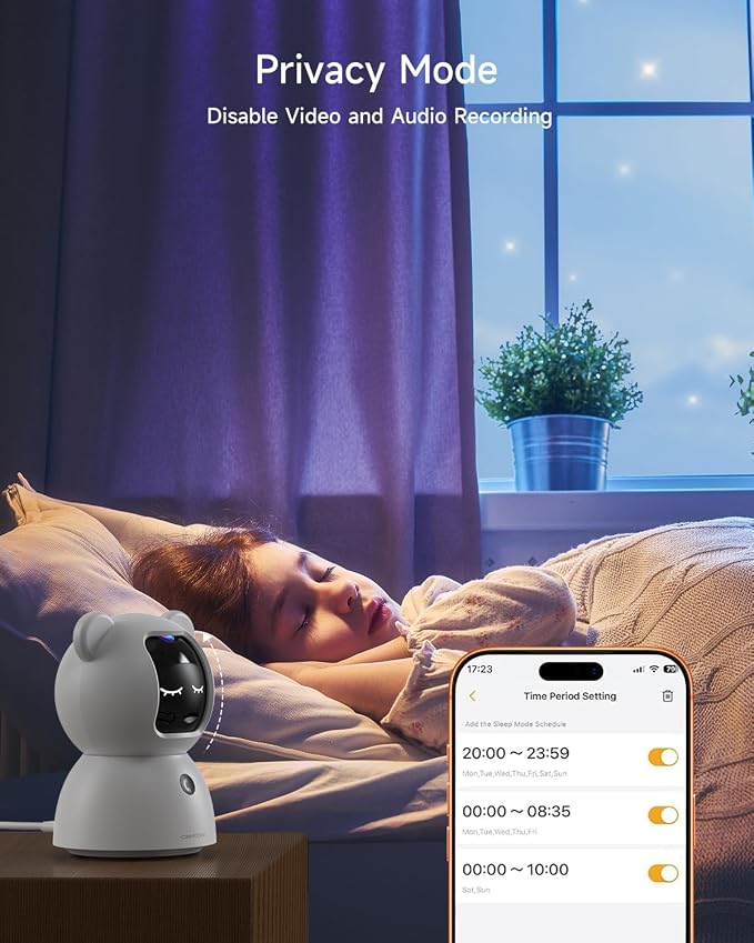 4 Pack 2.5K Cameras for Home Security, Non-Subscription AI Human/Pet/Crying Detection, 4MP Dog/Cat/Pet Camera Indoor with Phone App, Pan Tilt 2.4G WiFi Indoor Cameras, IR Night Vision, 2-Way Audio