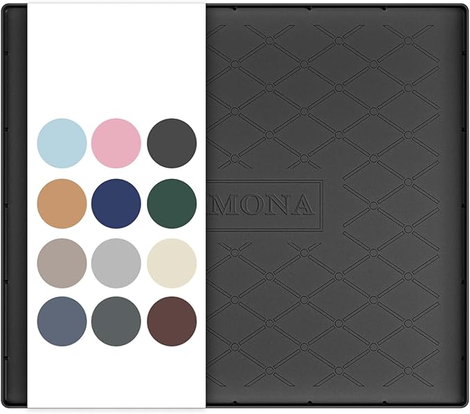 URMONA 22" x 22" Waterproof Silicone Mat in Multiple Sizes & Colors, Under Sink Mat for Kitchen & Bathroom, Pet Food Pad for Dogs & Cats, Kitchen Cabinet Liner, Multi-Purpose for Storage(Black)