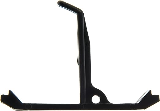 Carlisle FoodService Products Roll 'N Grip Plastic Broom Holder Wall Mount, Bathroom Organizer, Kitchen Organizer with Quick Release for Kitchen, Restaurant, Home, 1.75 Inches, Black, (Pack of 12)