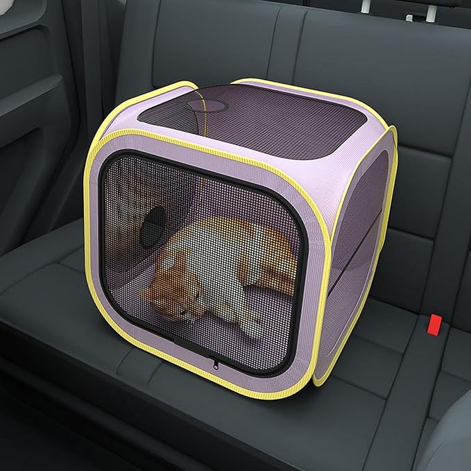 Cat Dryer Foldable Dog Drying Cage | Dog Blow Dryer Box for Puppy Dog Home Room Grooming Bath Wash Outdoor