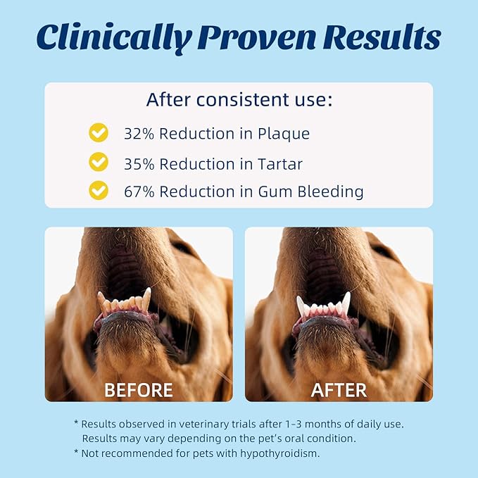 Dental Powder & Pet Teeth Cleaning Powder Kit for Dogs & Cats – Complete Oral Care Kit for Clean Teeth & Fresh Breath – Includes Dog Paw Balm, Nose Balm & Protective Paw Wax