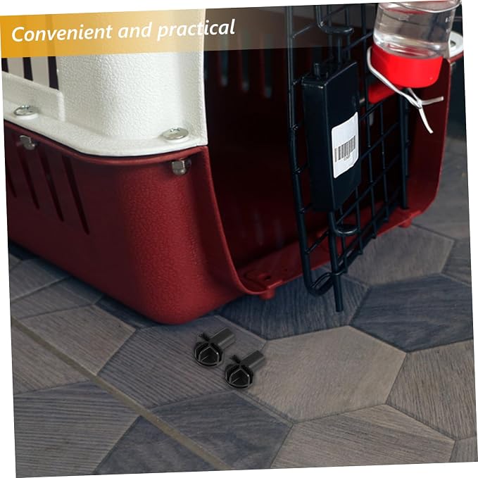 10pcs Plastic Connector Wheels for Cat Cages Universal Clip-on Replacement Casters for Closet Organizers and Storage Units Sturdy Wheel Attachments for PET Crates