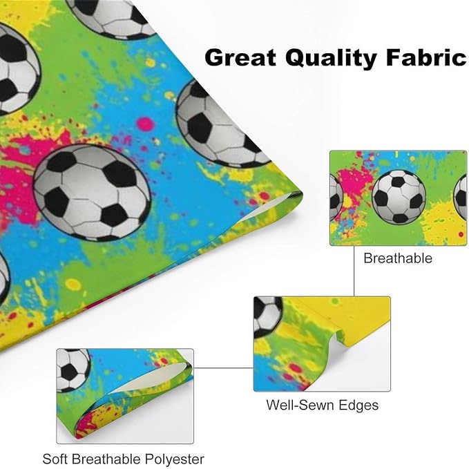 Triangle Pet Scarfs with Adjustable Design, Washable Portable Splash Ink Soccer Dogs Neckerchief for Small to Large Cats, Easy to Clean