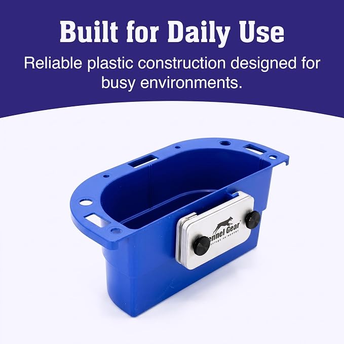 Dog Grooming Organizer with Plastic Bar Mount System - Pet Care Organizer | Durable, Space-Saving Supply Caddy, Easy to Install for Pet Care Professionals, Grooming Stations and Veterinary Clinics