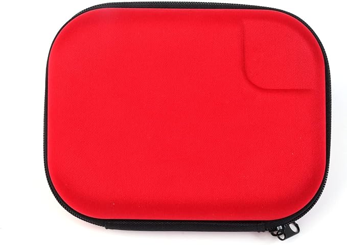 First Aid Hard Case Empty, First Aid Hard Case First Aid EVA Hard Red Medical Bag for Home Health First Emergency Responder Camping Outdoors (Red)