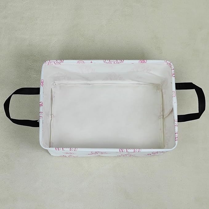Rectangular Castle Storage Basket | Gifts Bag for Toys,Books,Clothes,Gifts,Pets-Perfect for Home,Office,Nursery,Dorm,Shelf