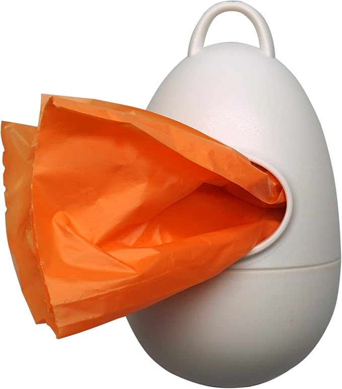 TUG Dog Waste Bag Dispenser with Poop Bags, White, 17 Rolls | 17 Rolls, 255 Bags Total, 15 Bags Per Roll