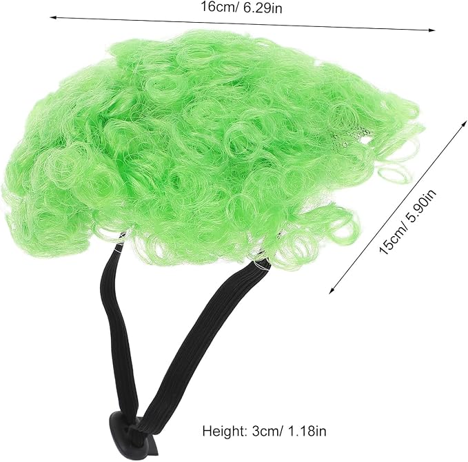 VOSAREA 4pcs Pet Cosplay Wigs for Dogs and Cats, Adjustable Straps Funny Role Play Headgear, Holiday Dress Up Party Accessories with Detachable Animal Ears