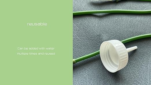 Automatic Plant Waterer 3L (2-Pack) - Self-Watering Spikes for Potted Plants, Vacation Drip Irrigation, Pet Water Dispenser for Dogs/Cats - Gravity-Feed System with Adjustable Flow (Transparent)