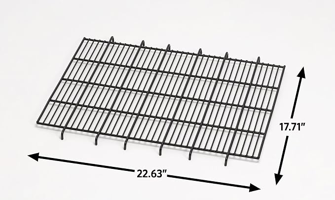 MidWest Homes for Pets Floor Grid for Dog Crate; Elevated Floor Grid; Fits Models 1324TD, 1524, 1524DD, 424, 424DD, 1924, 1924DD, 1624 Curved Slide Bolt Latch, 1624DD Curved Slide Bolt Latch