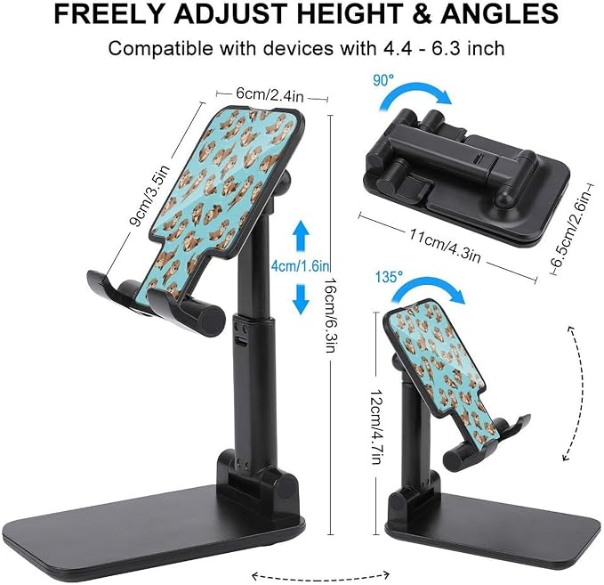 Collapsible Cartoon Otter Desktop Phone Holder