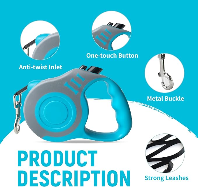 Retractable Dog Leash Automatic Telescopic Tractor Dog Tape
