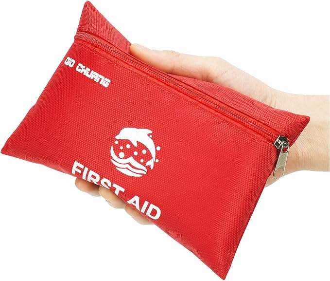 Small First Aid Kit 87 Pieces Travel Size Portable Emergency Medical Kit | Mini Compact First Aid Kit with Clean Treatment Protect Injuries for Emergency at Home Workplace Car Outdoor Activities