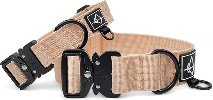 MADE TO ROAM Explorer Dog Collar | Heavy Duty Nylon & Durable Metal Buckle | Premium adjustable collar with rust-resistant hardware. Fits small to large dogs. 15 colors. Matching leash & harness