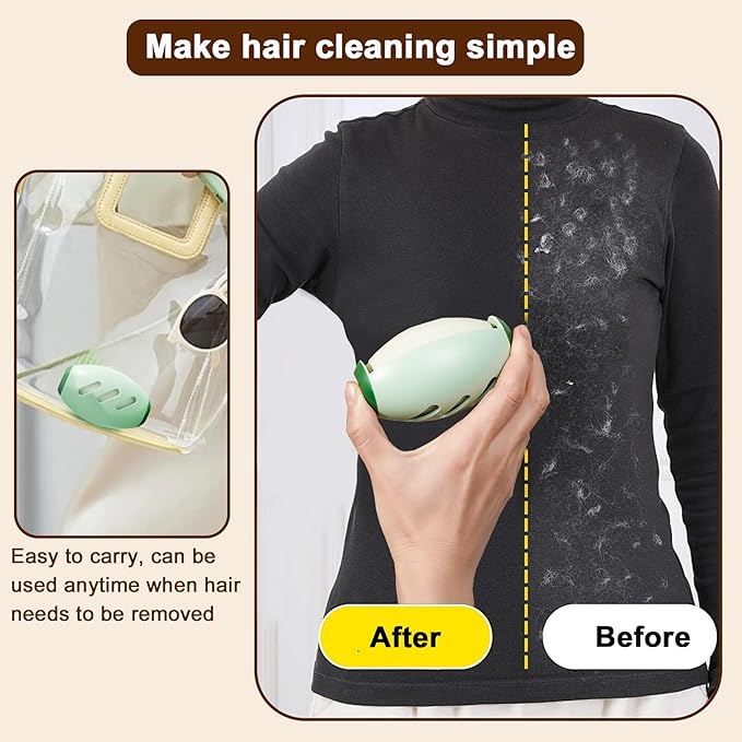 Extra Sticky Reusable Lint Roller for Pet Hair & Clothes - Heavy Duty Washable Travel Size, Portable Home Quick Clean Lint Remover