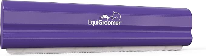EquiGroomer Deshedding Brush, 8-Inch for Horses and Large Pets, Purple, Removes Loose Dirt, Hair, and Fur, Professional Undercoat Grooming Tool