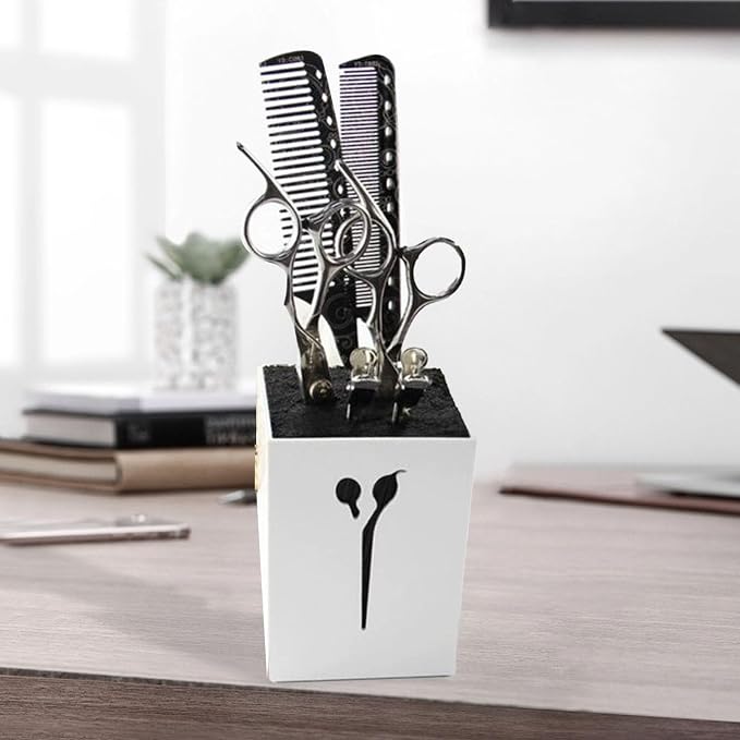 Scissors Holder For Hair Stylist, Hair Salon Scissors Storage Holder, Multifunctional Hairdressing Shear Holder Organizer for Stylists Hair Salons Pet Groomers and Home