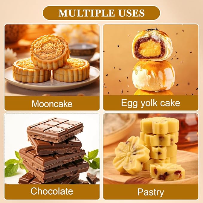 DOITOOL 100 Pcs 3 Inch Mini Cake Containers with Clear Lids | Plastic square mooncake boxes, individual cheesecake cupcake containers for dessert muffin wedding birthday party supplies