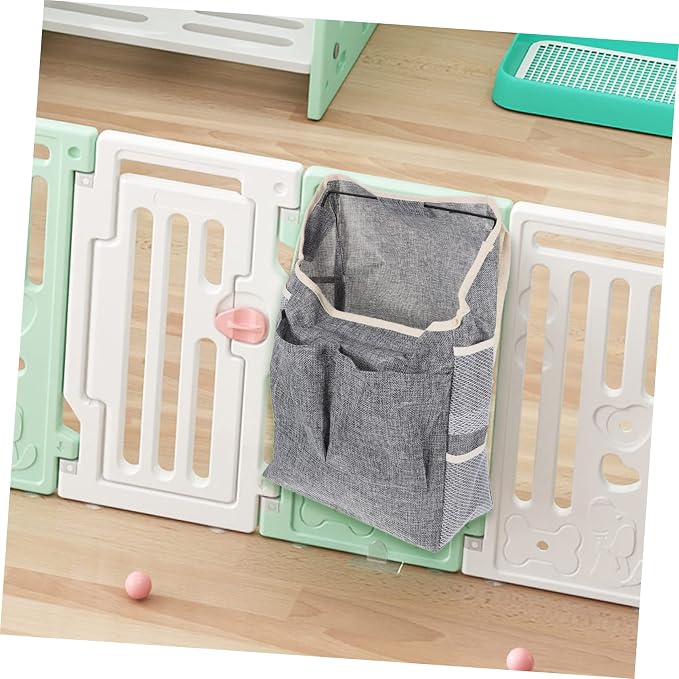POPETPOP PET Storage Bag Multi-Function Toy Container Hanging Design Convenient Food Pouch for Dogs and Cats Sturdy and Versatile Organizer for PET Supplies