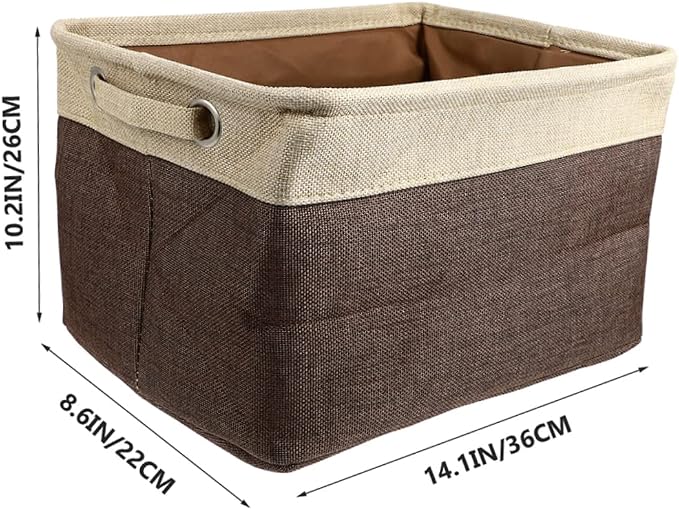 ABOOFAN 2pcs Folding Dog Toy Basket Versatile Storage Container for Household Items Toys and Sundries and Stylish Organizer for Home Use