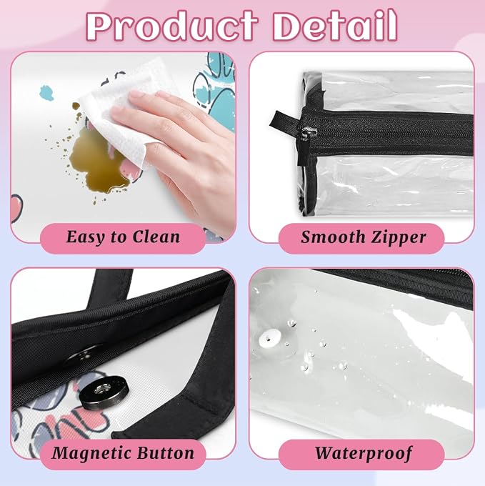 Paw Print Makeup Bag for Women Hanging Roll-Up Travel Organizer Toiletry Kit with 4 Removable Compartments, Puppy Dog Paw