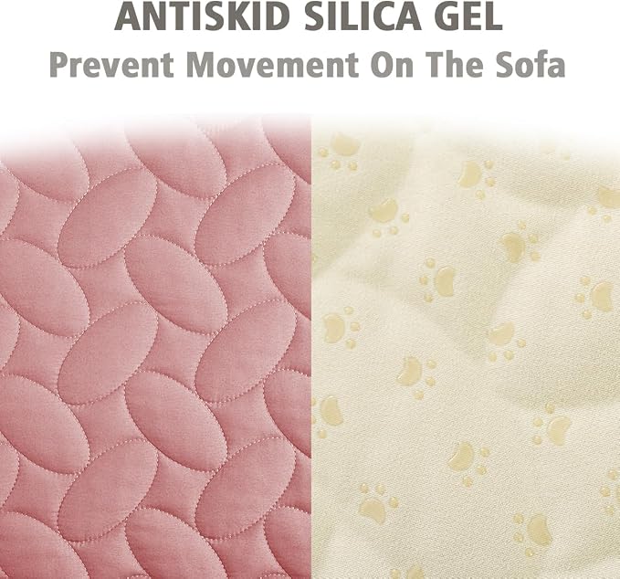Ameritex Pet Bed Cover Dog Bed Blanket for Sofa and Furniture Waterproof New Pattern Design (30x70 Inch, Pink)