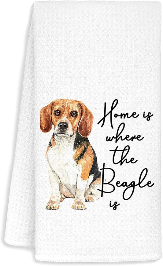 Jvpke Beagle Decorative Hand Dish Towels for Kitchen Bathroom, Beagles Gifts for Beagle Lovers Women, Beagle Lover Gifts, 16×24 in