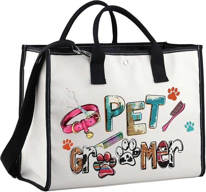 XYANFA Dog Groomer Tote Bag - Dog & Pet Grooming Kit - Salon Gift