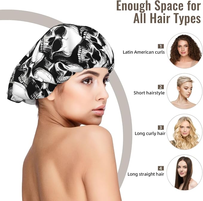 Adjustable Silk Satin Night Cap Women's Men's Sleep Cap