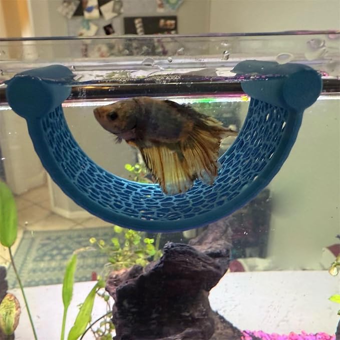 Fish Hammock for Aquarium Rest Sleep Playing Shrimp Fish Accessory Rest Pad