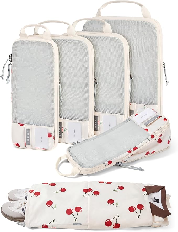 BAGSMART Compression Packing Cubes for Travel Essentials | 14 Set /6 Set /4 Set/2 Set, Lightweight, Durable