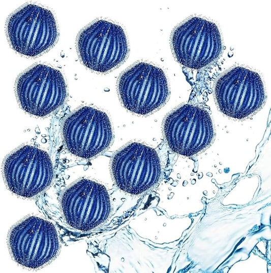 Pet Hair Remover for Laundry, 12Pcs Reusable Lint Remover Balls for Dog Cat Fur, Effectively Removes Pet Hair from Bedding and Clothes