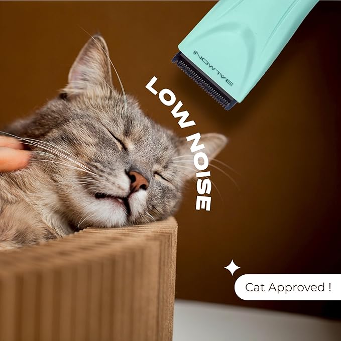 Cordless Pet Grooming Kit for Dogs & Cats, Quiet & Powerful Motor Paw & Face Trimmer, Lightweight Clipper, Dopamine Pink, Parent (Bundle-Dopamine Green)