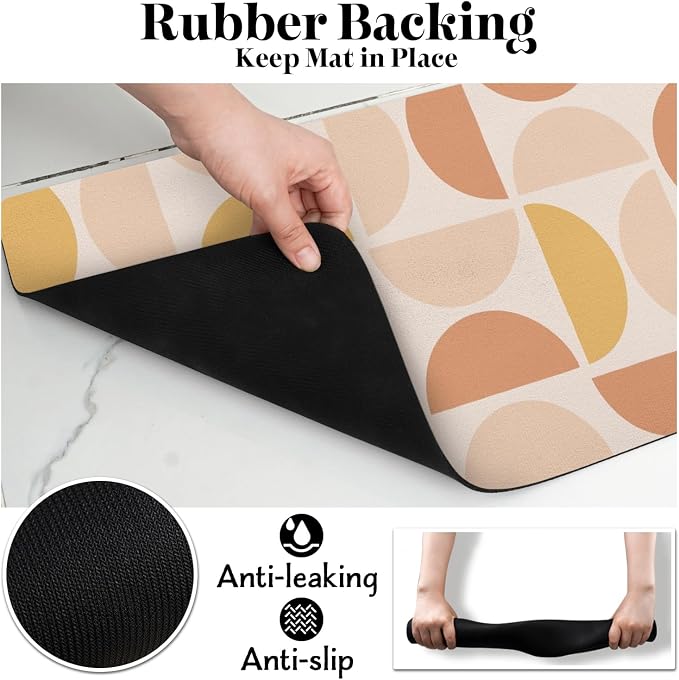 Dog Food Mats for Floors, Absorbent Dog Bowl Mat for Food and Water Dispenser, Quick Dry Cat Food Mat Pet Supplies
