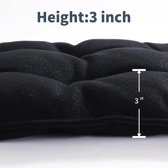 Chew Proof Indestructible Dog Beds for Aggressive Chewers,Durable Dog Crate Pad,Washable Tough Pet Mats for Kennel,Black,Small 17x23 in