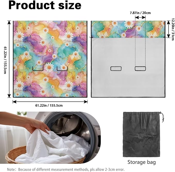 Renewold Rear Seat Towel Cover for Car Backseat Cover for Dogs Car Back Bench Seat Towel Daisy Colorful Marble Texture Travel Automotive Interior Accessories Blanket Pads for Swimming Workout Picnic