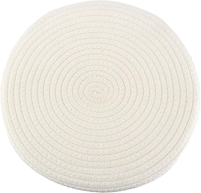 Midlee Dog Toy Rope Cotton Basket (Large)- Storage Bin Pet Items Organizer