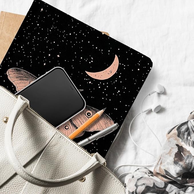 for Microsoft Surface Go 4/3/2/1-10.5" 2021 Tablet Case,Auto Wake/Sleep,Adjustable Stand Protective Cover - Moth Starry Sky