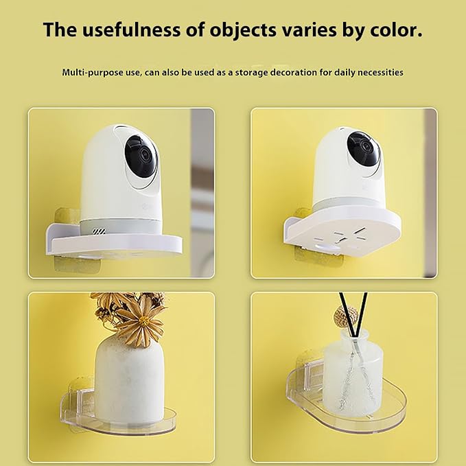Wall Mounted Not Drilling Adhesive Camera Mount Organizers Tray for Secure Storage Home Office